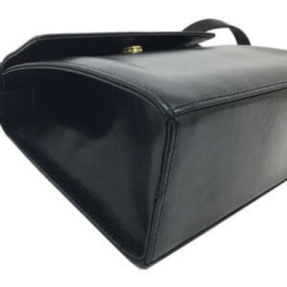 Salvatore Ferragamo Handbag Shoulder Bag Leather Black - Picture 15 of 15